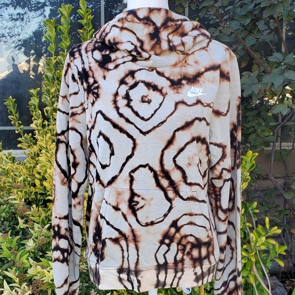 SOLD Custom Reverse Tiedye Nike Hoodie - Picture 2 of 6